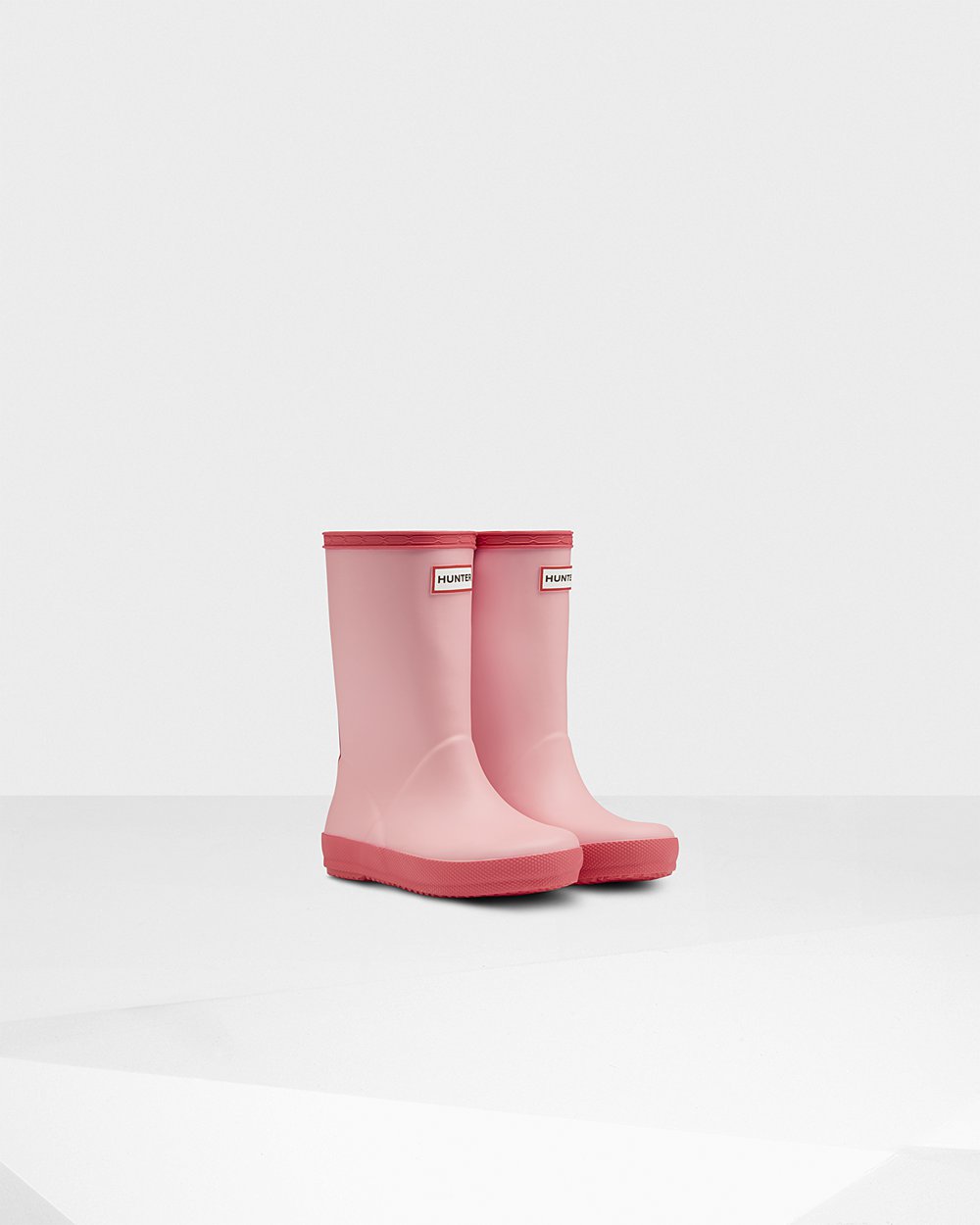 Kids Rain Boots - Hunter Original First Classic (53NAUHRSF) - Pink